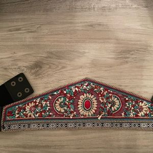 Gypsy Tribal Ethnic Dress Corset BELT WITH BREADS